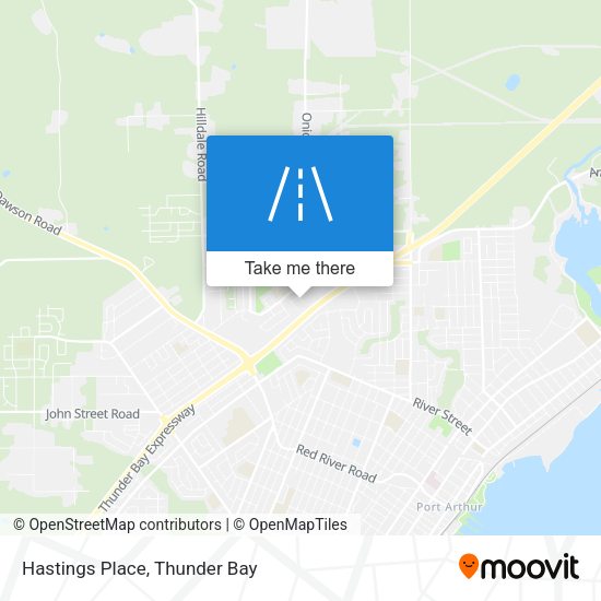 Hastings Place map