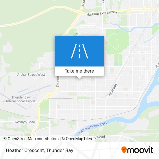 Heather Crescent map