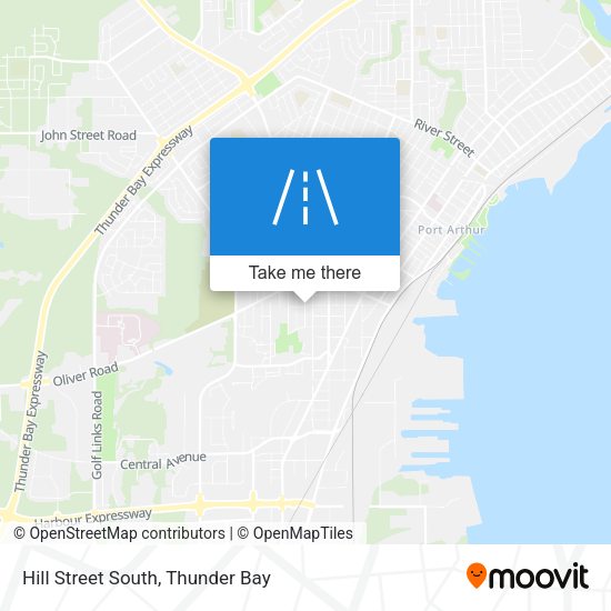 Hill Street South map