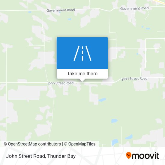 John Street Road map
