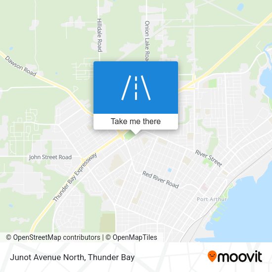 Junot Avenue North map