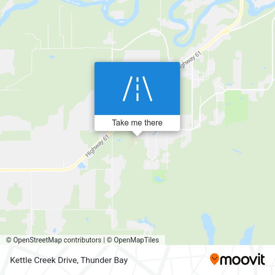 Kettle Creek Drive map