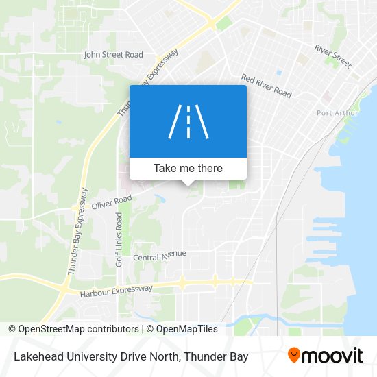 Lakehead University Drive North plan