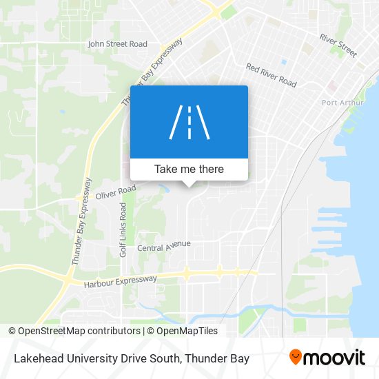 Lakehead University Drive South plan