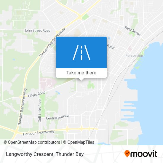 Langworthy Crescent map