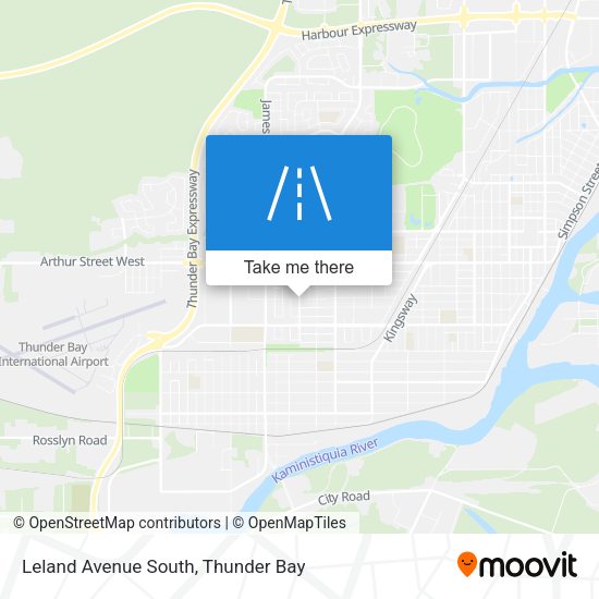 Leland Avenue South map