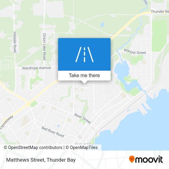 Matthews Street map