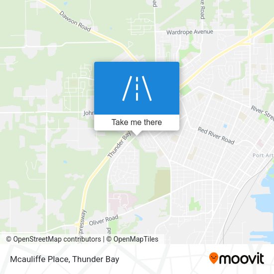 Mcauliffe Place map
