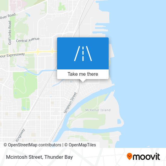 Mcintosh Street map