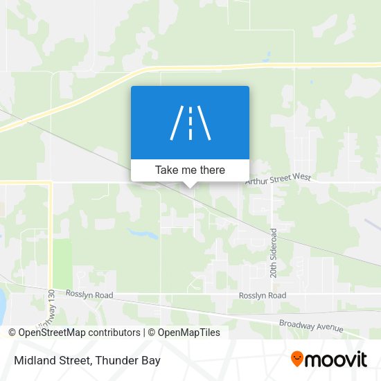 Midland Street map