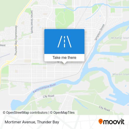 Mortimer Avenue map