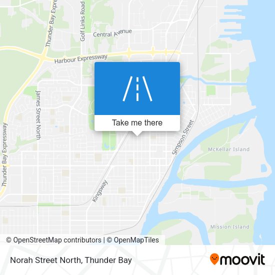 Norah Street North map