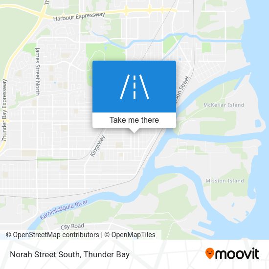 Norah Street South map