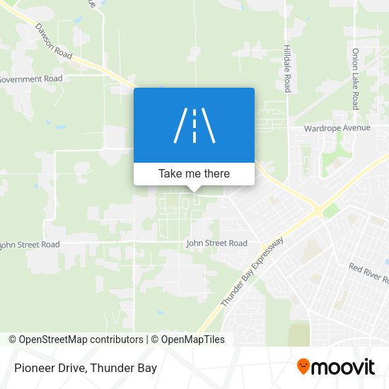 Pioneer Drive plan