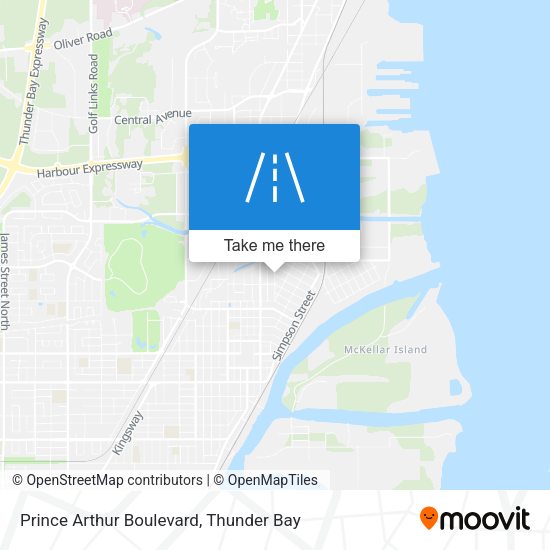 Prince Arthur Boulevard map
