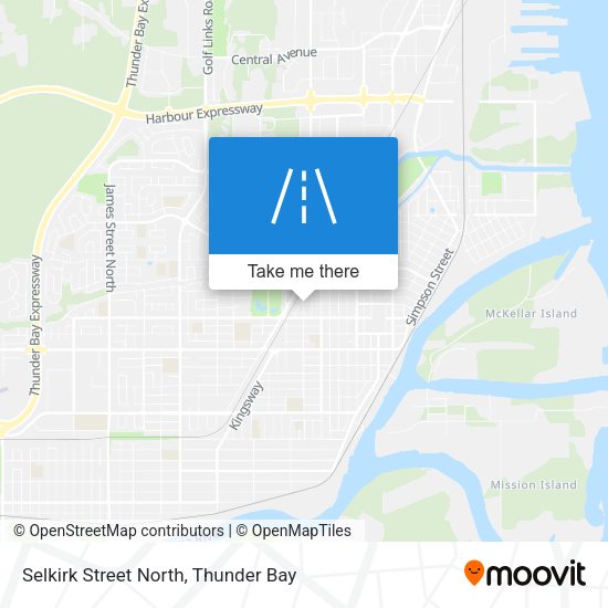 Selkirk Street North map
