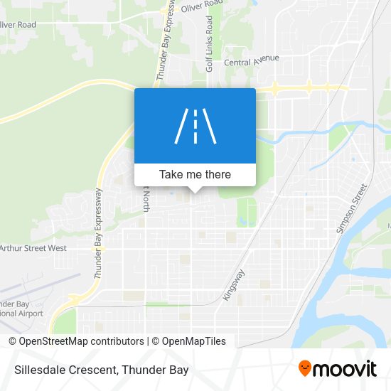 Sillesdale Crescent map
