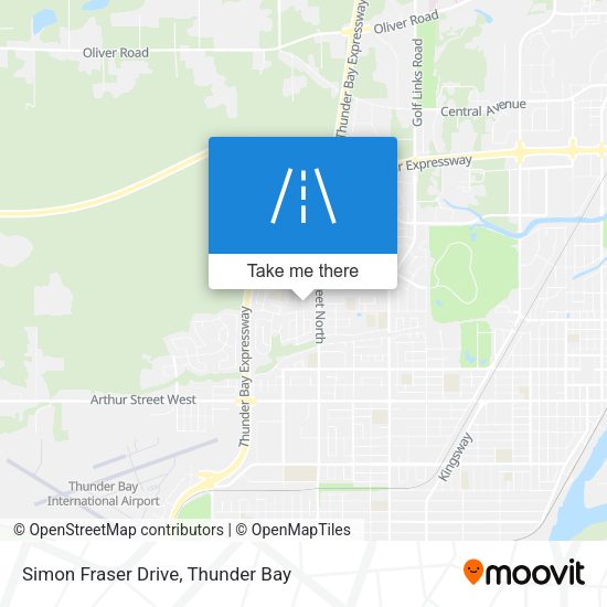Simon Fraser Drive plan