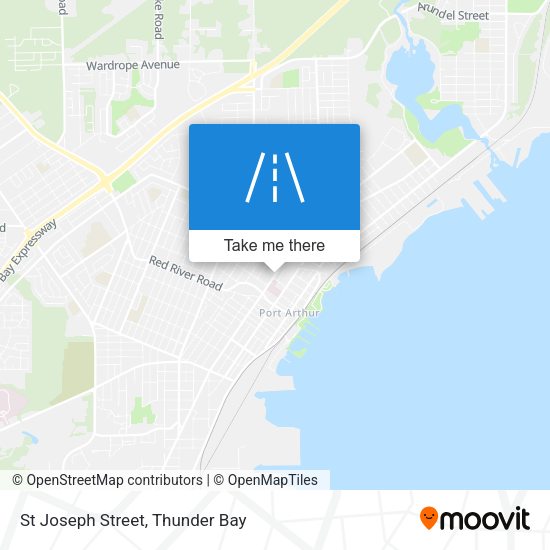 St Joseph Street map