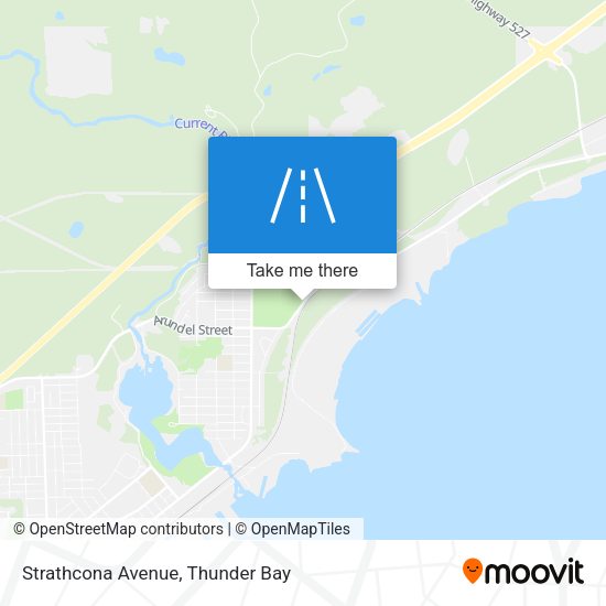 Strathcona Avenue map