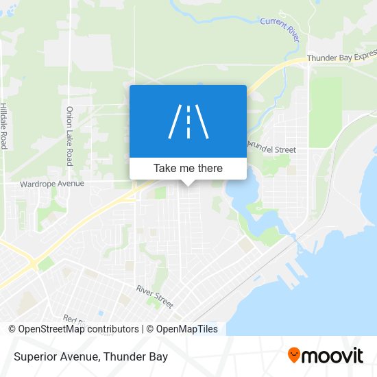 Superior Avenue map