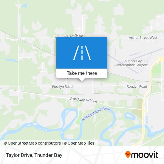 Taylor Drive map