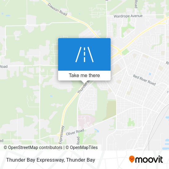 Thunder Bay Expressway plan