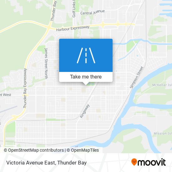 Victoria Avenue East map