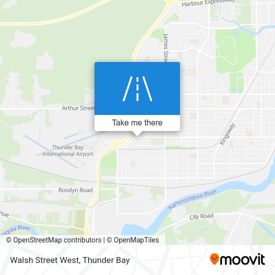 Walsh Street West map