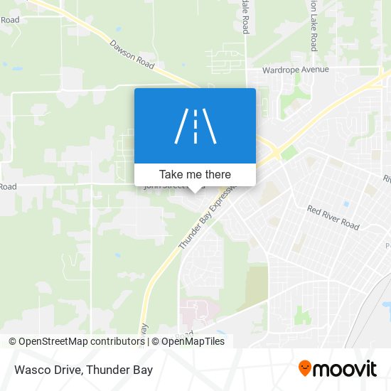 Wasco Drive map