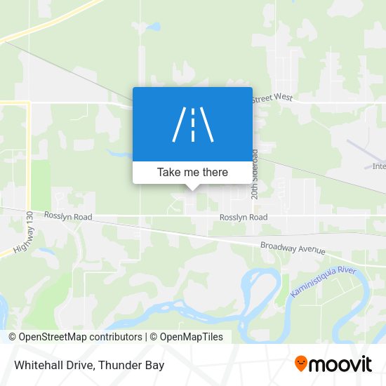 Whitehall Drive plan