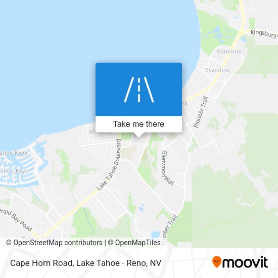 Mapa de Cape Horn Road