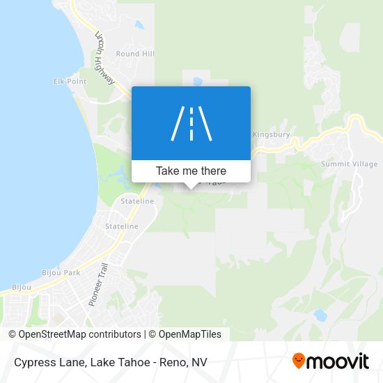 Cypress Lane map