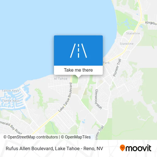 Rufus Allen Boulevard map