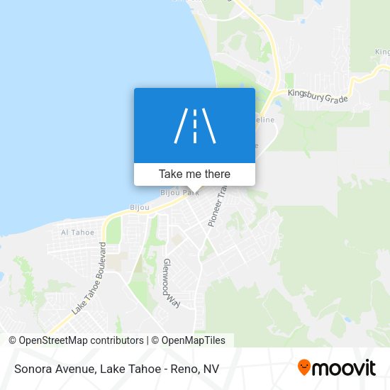 Sonora Avenue map