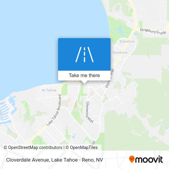 Mapa de Cloverdale Avenue