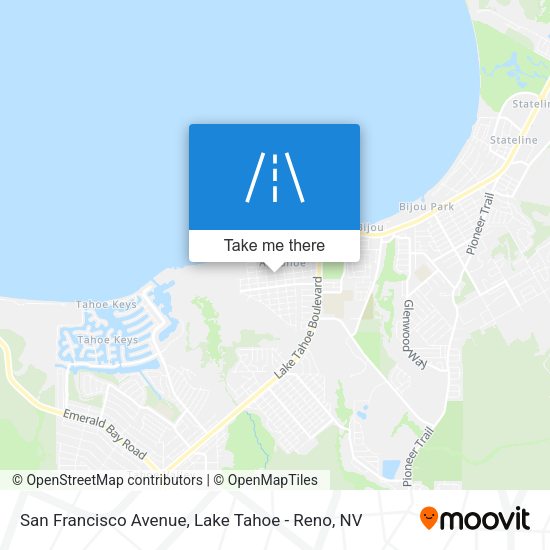 Mapa de San Francisco Avenue