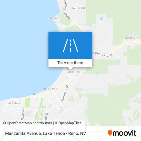 Manzanita Avenue map