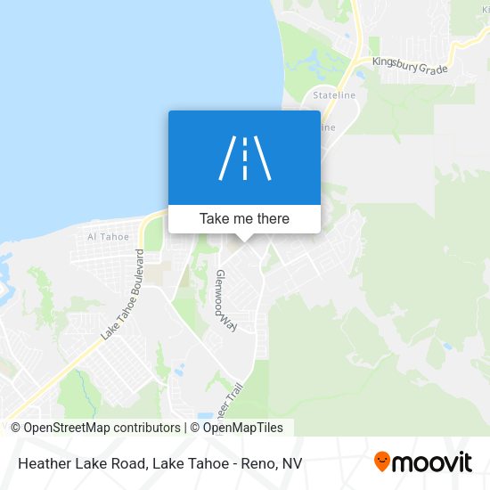 Heather Lake Road map
