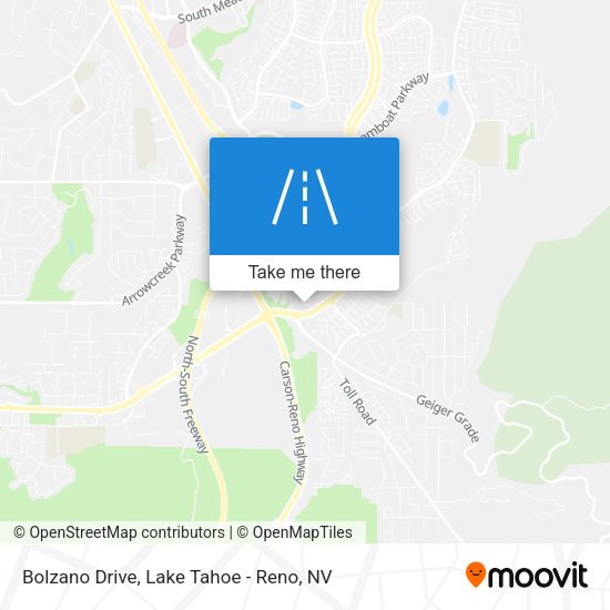 Mapa de Bolzano Drive