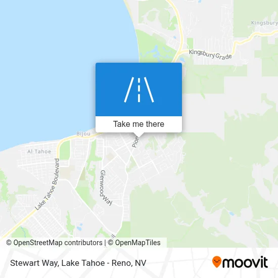 Stewart Way map