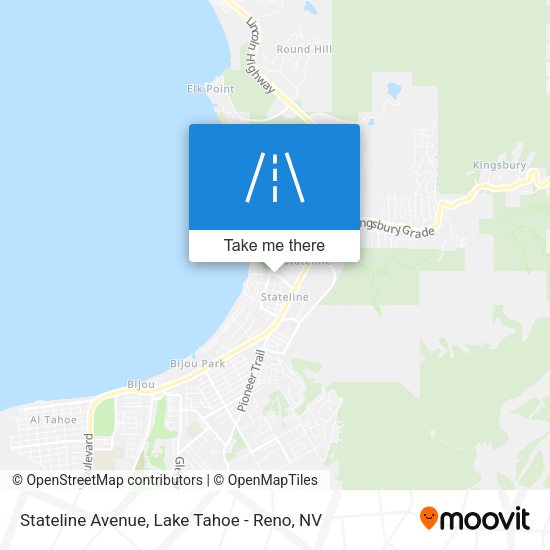 Stateline Avenue map