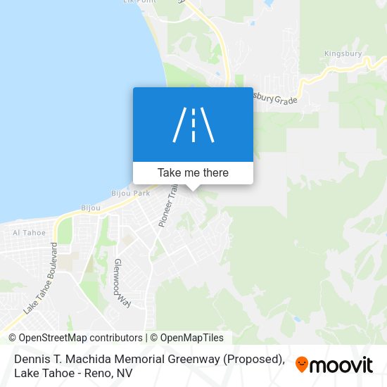 Dennis T. Machida Memorial Greenway (Proposed) map