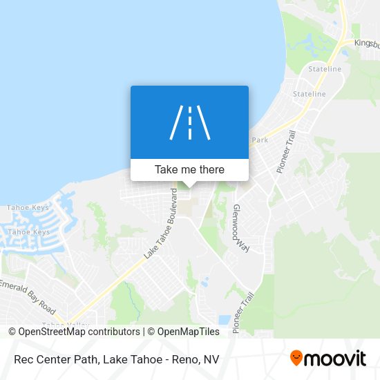 Rec Center Path map
