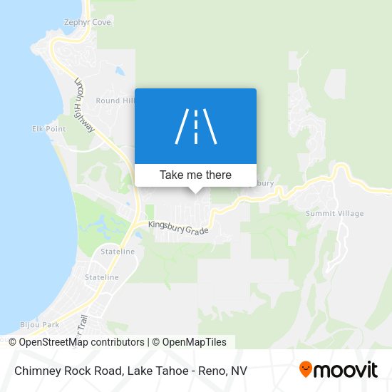 Chimney Rock Road map