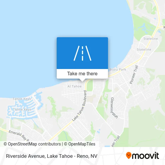 Riverside Avenue map