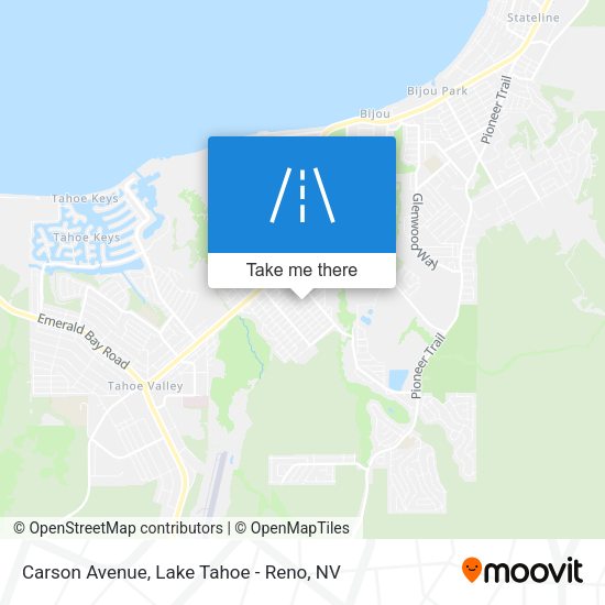 Carson Avenue map