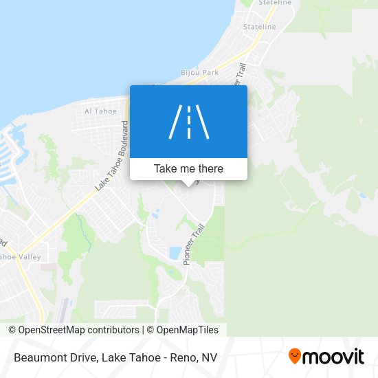 Mapa de Beaumont Drive