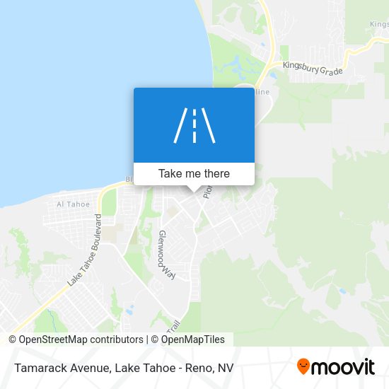 Tamarack Avenue map