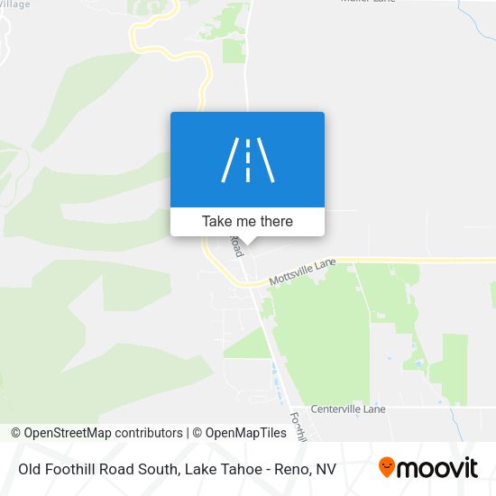 Old Foothill Road South map